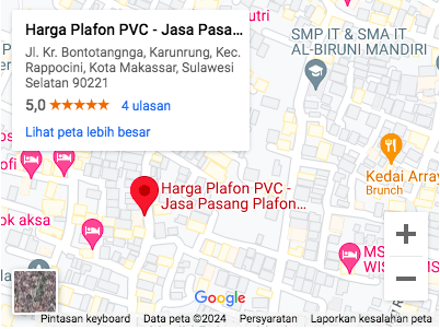 Lokasi Plafon PVC Makassar